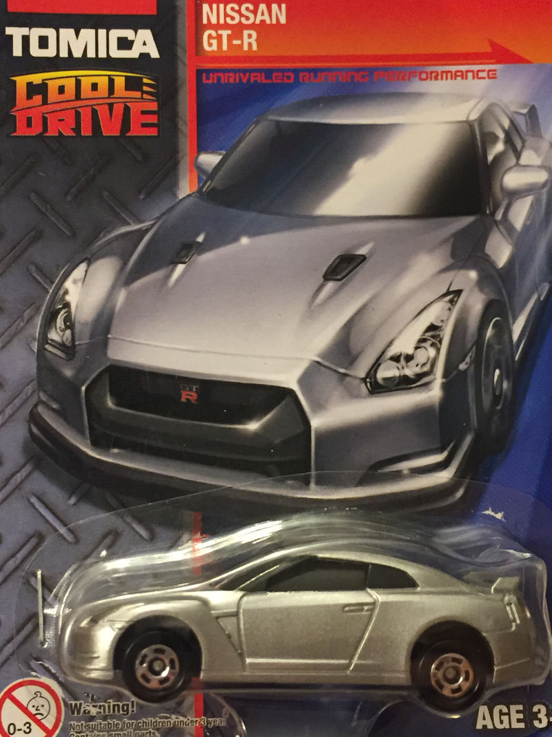 The R35 GT-R Nissan. What I didn’t know was that the bodies were plastic and there is not suspension that I love about Tomica.